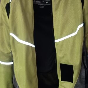 ICON Men's High-Visibility Jacket - Yellow and Black